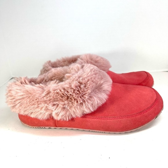 Sorel Coffee Run Coral Pink Slippers Size 6 - Picture 1 of 11